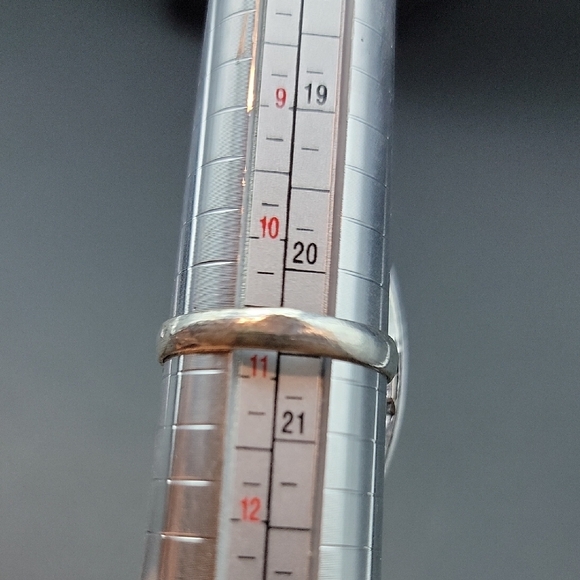 Fossil Coral 925 Silver Plated Natural Gemstone Ring US Size 10.5 - Picture 5 of 6